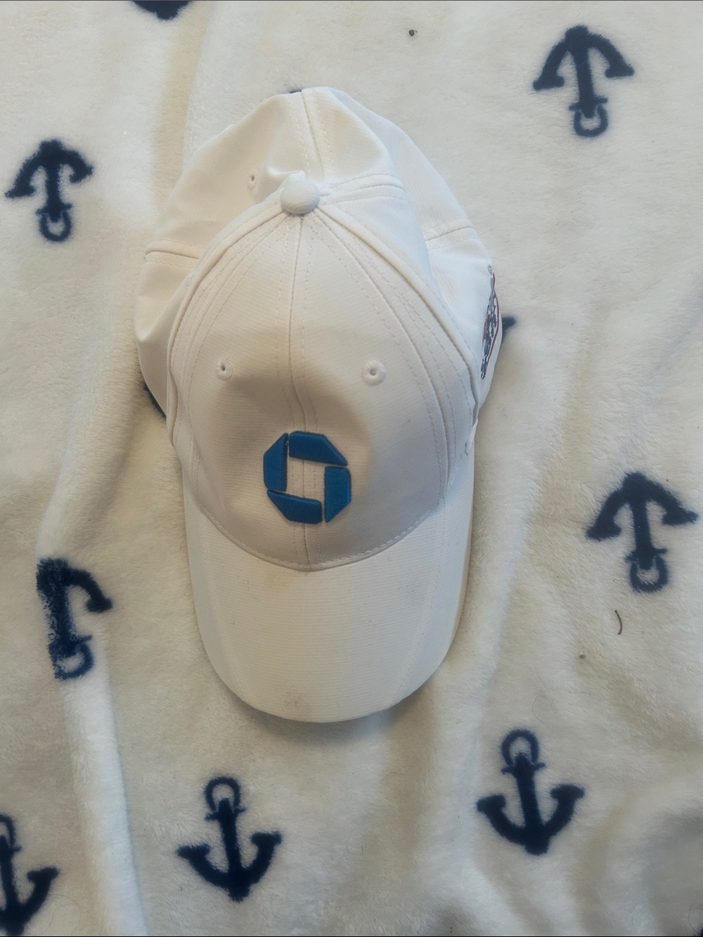US Open 2011 White Baseball Cap with Embroidered Logo